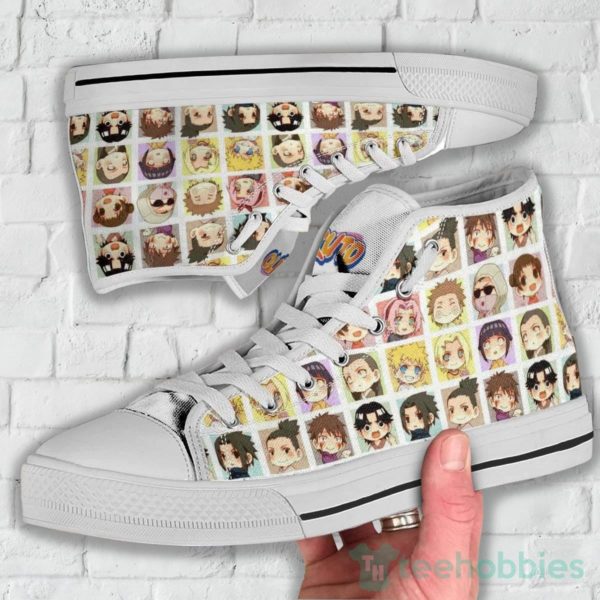 naruto high top canvas shoes custom cute chibi face 3 rcAze 600x600px Naruto High Top Canvas Shoes Custom Cute Chibi Face