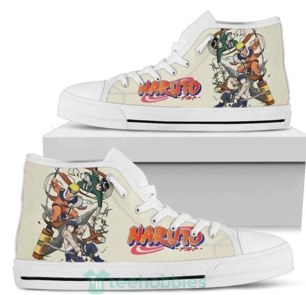 naruto leaf village high top shoes anime fan 1 fEux1 600x579px Naruto Leaf Village High Top Shoes Anime Fan