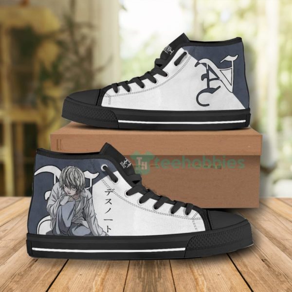 near high top canvas shoes custom death note 2 lwF0Y 600x600px Near High Top Canvas Shoes Custom Death Note