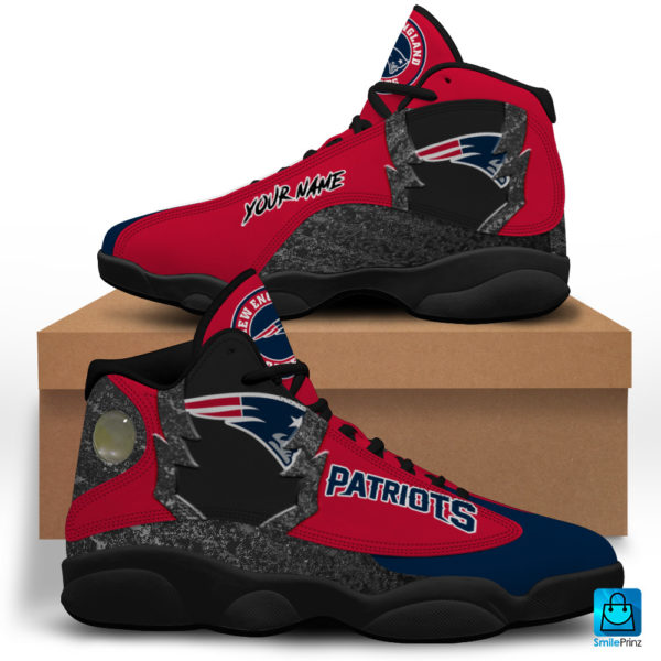 new england patriots air jordan 13 sneakers shoes custom name personalized gifts 1 wYw0F 600x600px New England Patriots Air Jordan 13 Sneakers Shoes Custom Name Personalized Gifts