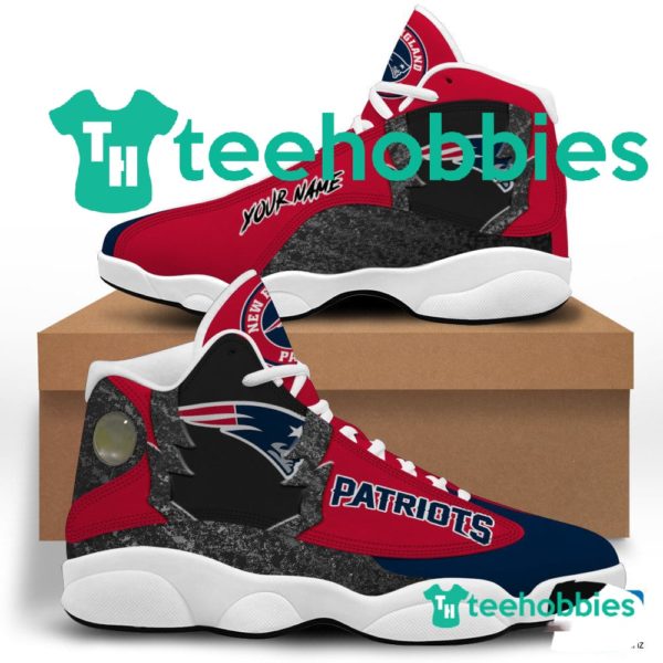 new england patriots air jordan 13 sneakers shoes custom name personalized gifts 2 aHksL 600x600px New England Patriots Air Jordan 13 Sneakers Shoes Custom Name Personalized Gifts
