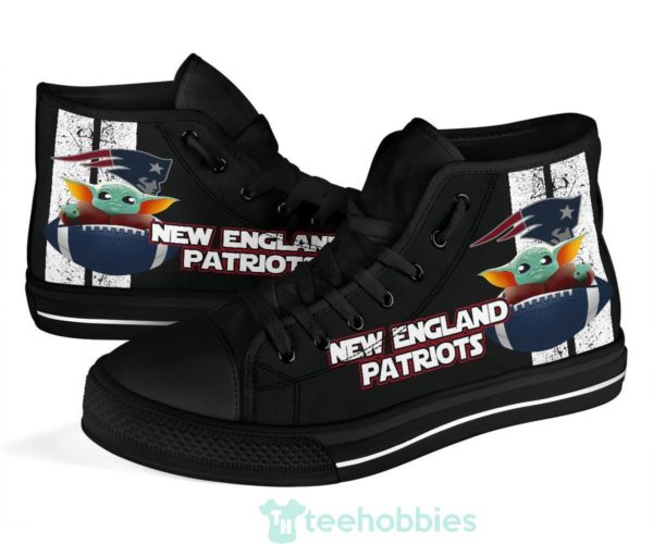 new england patriots baby yoda high top shoes 4 gauFG 600x500px New England Patriots Baby Yoda High Top Shoes