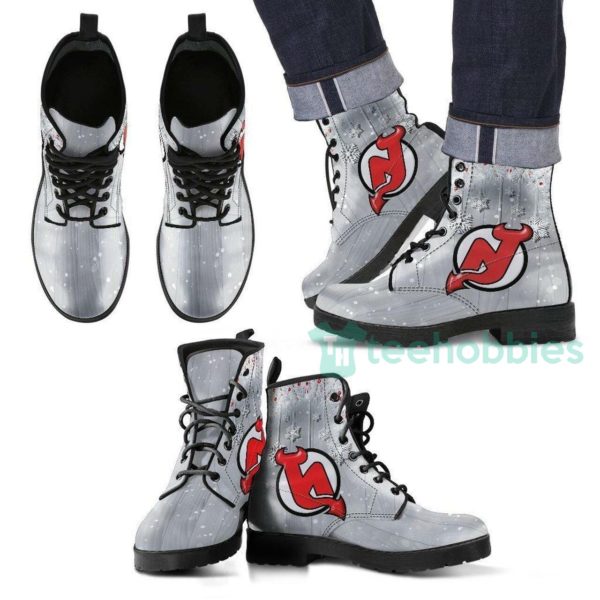 new jersey devils grey leather boots shoes 1 wTqJB 600x600px New Jersey Devils Grey Leather Boots Shoes