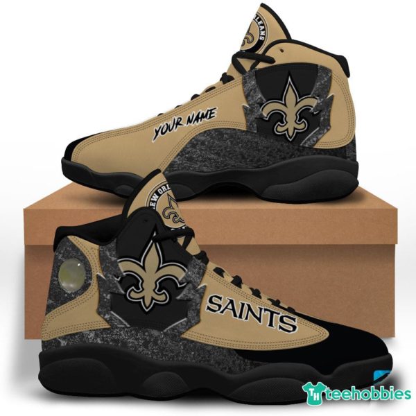 new orleans saints air jordan 13 sneakers shoes custom name personalized gifts 1 00Qfr 600x600px New Orleans Saints Air Jordan 13 Sneakers Shoes Custom Name Personalized Gifts