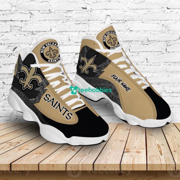 new orleans saints air jordan 13 sneakers shoes custom name personalized gifts 3 DcZWu 600x600px New Orleans Saints Air Jordan 13 Sneakers Shoes Custom Name Personalized Gifts