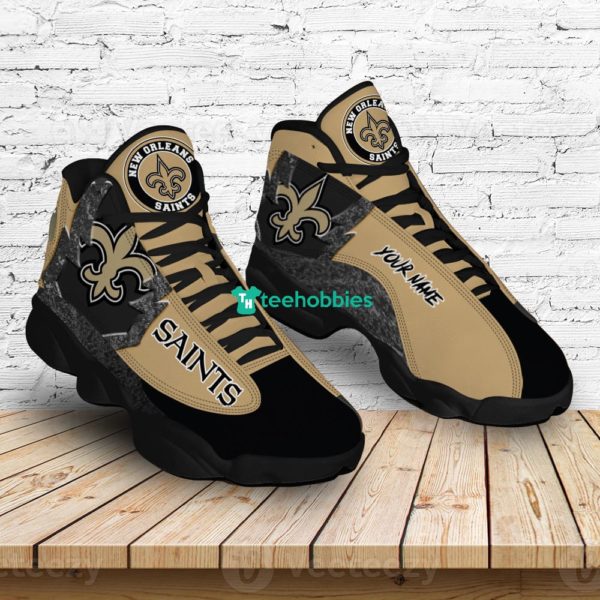 new orleans saints air jordan 13 sneakers shoes custom name personalized gifts 4 Mf640 600x600px New Orleans Saints Air Jordan 13 Sneakers Shoes Custom Name Personalized Gifts