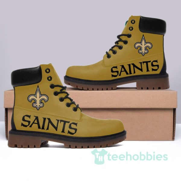 new orleans saints football leather boots men women shoes 1 yaIx6 600x600px New Orleans Saints Football Leather Boots Men Women Shoes