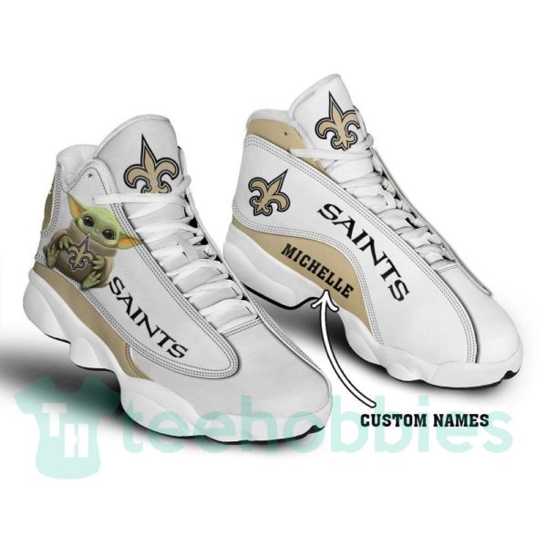 new orleans saints grogu baby yoda custom name air jordan 13 unisex shoes 2 PCdoH 600x600px New Orleans Saints Grogu Baby Yoda Custom Name Air Jordan 13 Unisex Shoes