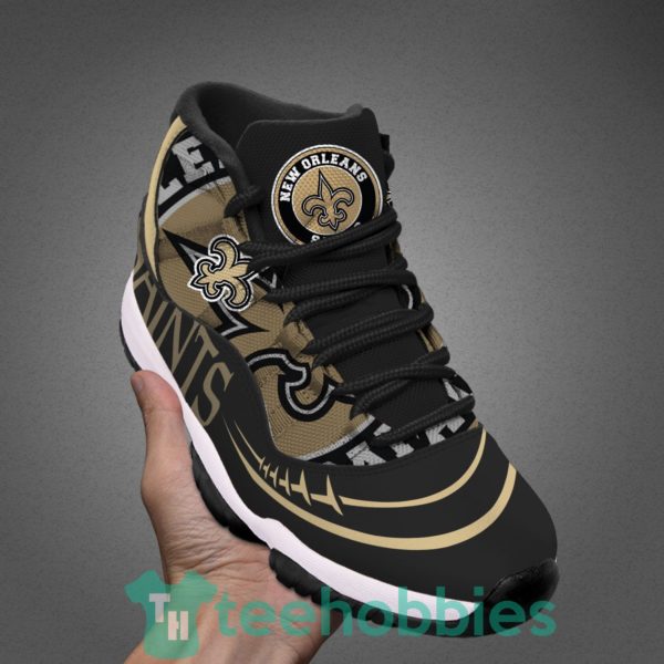 new orleans saints new air jordan 11 sneakers shoes 4 fLt7S 600x600px New Orleans Saints New Air Jordan 11 Sneakers Shoes