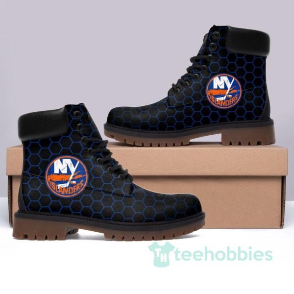 new york islanders hockey leather boots men women shoes 1 8nRiH 600x600px New York Islanders Hockey Leather Boots Men Women Shoes