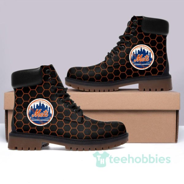 new york mets baseball leather boots men women shoes 1 eOWhC 600x600px New York Mets Baseball Leather Boots Men Women Shoes