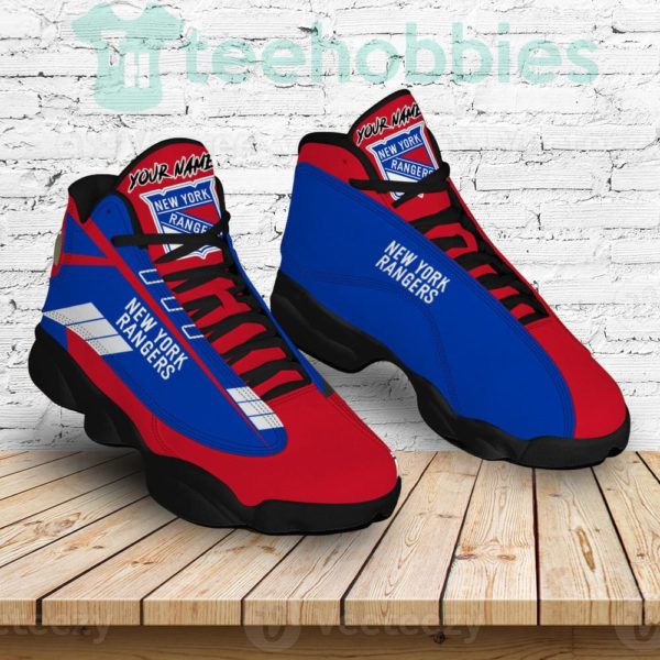 new york rangers custom name air jordan 13 shoes sneakers mens womens personalized gifts 4 nGRz9 600x600px New York Rangers Custom Name Air Jordan 13 Shoes Sneakers Personalized Gifts