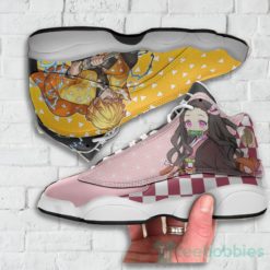 nezuko and zenitsu custom kny anime air jordan 13 shoes 3 MsveA 247x247px Nezuko And Zenitsu Custom KNY Anime Air Jordan 13 Shoes