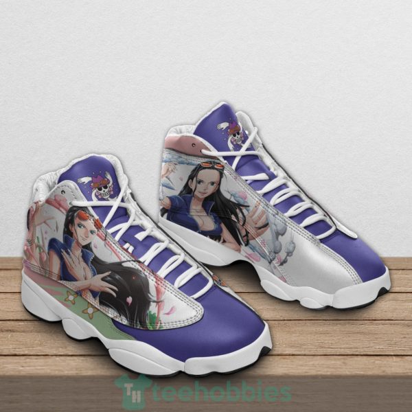nico robin custom one piece anime air jordan 13 shoes 2 IxkBU 600x600px Nico Robin Custom One Piece Anime Air Jordan 13 Shoes