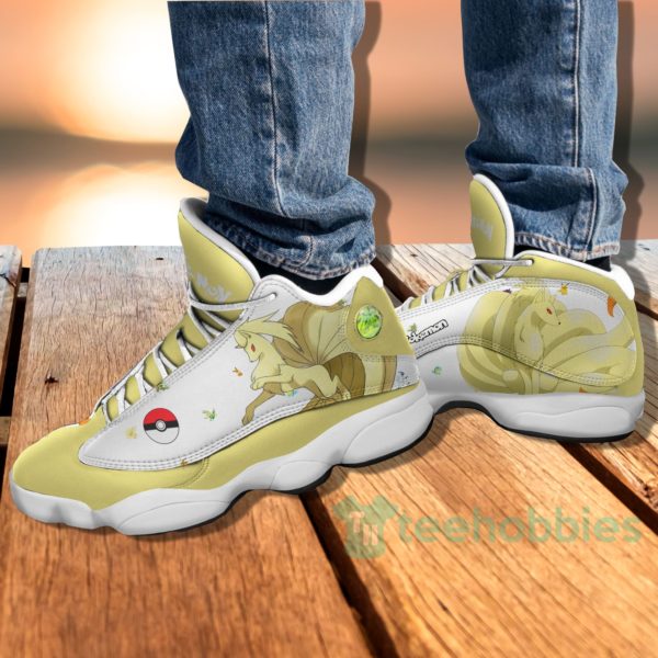 ninetales custom pokemon anime air jordan 13 shoes 4 MuSz8 600x600px Ninetales Custom Pokemon Anime Air Jordan 13 Shoes