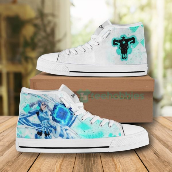 noelle silva high top canvas shoes custom black clover 1 DVqJt 600x600px Noelle Silva High Top Canvas Shoes Custom Black Clover