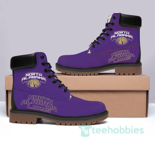 north alabama lions football leather boots men women shoes 1 EiCkm 600x585px North Alabama Lions Football Leather Boots Men Women Shoes