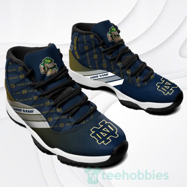 notre dame fighting irish customized air jordan 11 shoes 2 unu01 600x600px Notre Dame Fighting Irish Customized Air Jordan 11 Shoes