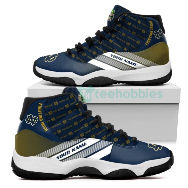 notre dame fighting irish customized air jordan 11 shoes 4 qdO3U 600x600px Notre Dame Fighting Irish Customized Air Jordan 11 Shoes