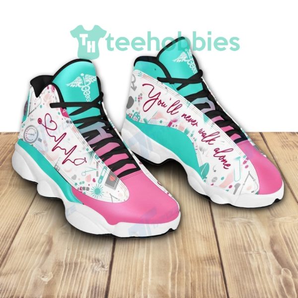 nurse youll never walk alone air jordan 13 sneaker shoes 1 dgyOF 600x600px Nurse You'll Never Walk Alone Air Jordan 13 Sneaker Shoes