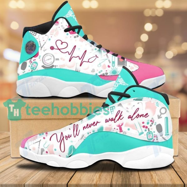 nurse youll never walk alone air jordan 13 sneaker shoes 2 ijhXh 600x600px Nurse You'll Never Walk Alone Air Jordan 13 Sneaker Shoes