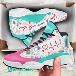 NURSE You'll Never Walk Alone Air Jordan 13 Sneakers , Custom Sneakers Athletic Running Men's Shoes Women's Shoes , NURSE order Hypebeast Shoes