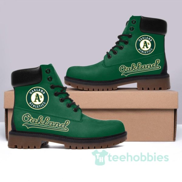 oakland athletics baseball leather boots men women shoes 1 TPpxb 600x600px Oakland Athletics Baseball Leather Boots Men Women Shoes
