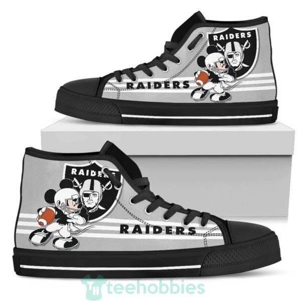 oakland raiders sneakers high top shoes fan gift 2 U4XF2 600x600px Oakland Raiders Sneakers High Top Shoes Fan Gift