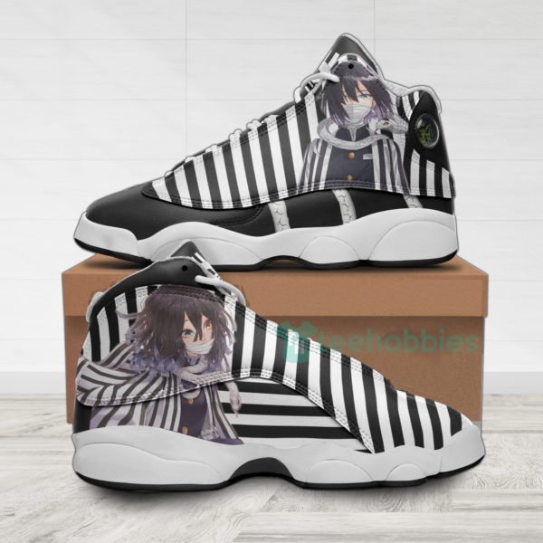 obanai iguro custom kny anime air jordan 13 shoes 1 6m9Ys 600x600px Obanai Iguro Custom KNY Anime Air Jordan 13 Shoes