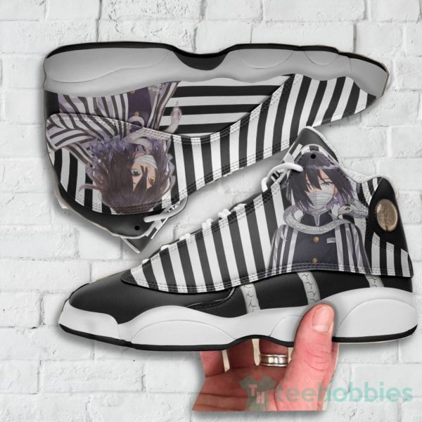 obanai iguro custom kny anime air jordan 13 shoes 3 dvF4F 600x600px Obanai Iguro Custom KNY Anime Air Jordan 13 Shoes