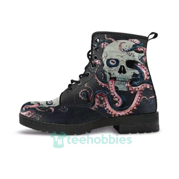 octopus skull leather boots shoes 1 UbDjR 600x600px Octopus Skull Leather Boots Shoes