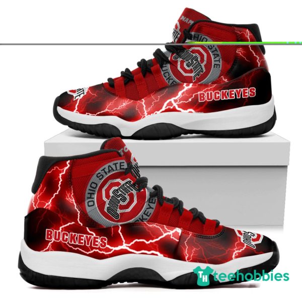 ohio state buckeyes custom name air jordan 11 shoes 1 deoHp 600x600px Ohio State Buckeyes Custom Name Air Jordan 11 Shoes