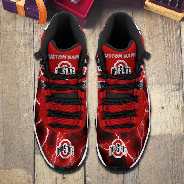 ohio state buckeyes custom name air jordan 11 shoes 3 ut4Cn 600x600px Ohio State Buckeyes Custom Name Air Jordan 11 Shoes
