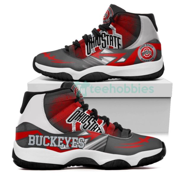 ohio state buckeyes new air jordan 11 shoes gift for fans 1 ElEBN 600x600px Ohio State Buckeyes New Air Jordan 11 Shoes Gift For Fans