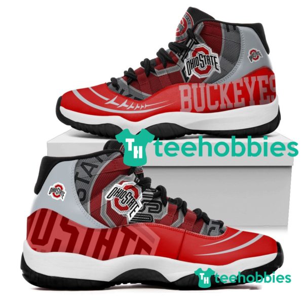 ohio state buckeyes new air jordan 11 sneakers shoes concord bred retro design men women 1 okJa4 600x600px Ohio State Buckeyes New Air Jordan 11 Sneakers Shoes Concord Bred Retro Design Men Women