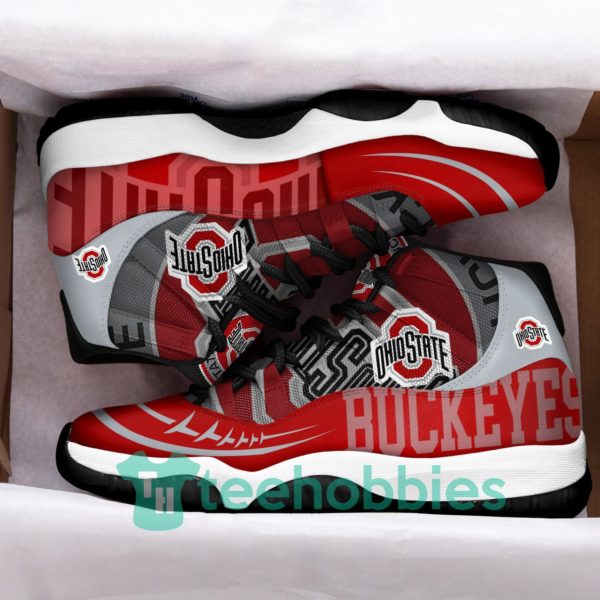 ohio state buckeyes new air jordan 11 sneakers shoes concord bred retro design men women 2 pESgS 600x600px Ohio State Buckeyes New Air Jordan 11 Sneakers Shoes Concord Bred Retro Design Men Women