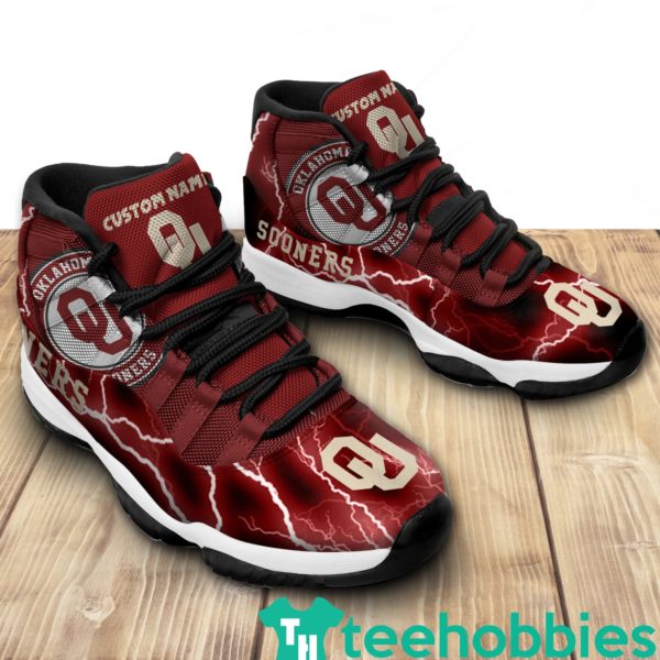 oklahoma sooners custom name air jordan 11 shoes sneakers mens womens personalized gifts 2 NX3dd 600x600px Oklahoma Sooners Custom Name Air Jordan 11 Shoes Sneakers Mens Womens Personalized Gifts