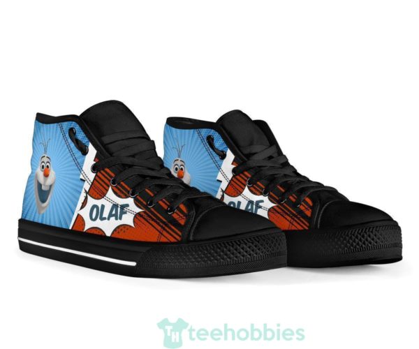 olaf sneakers frozen high top shoes fan gift 3 4UHEI 600x500px Olaf Sneakers Frozen High Top Shoes Fan Gift