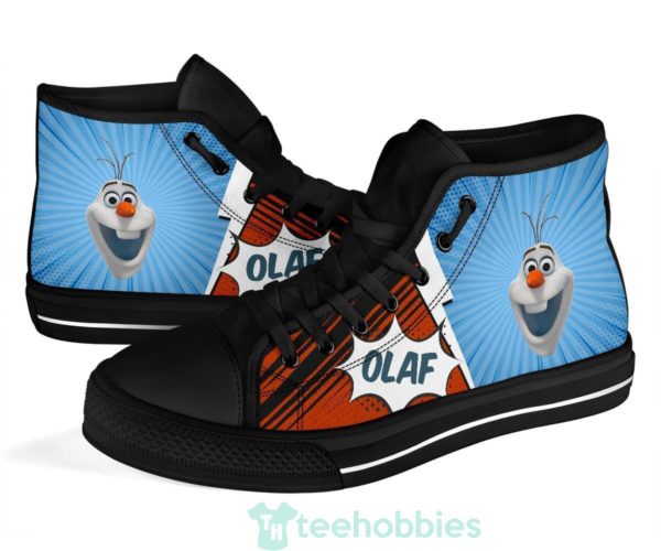 olaf sneakers frozen high top shoes fan gift 4 6898y 600x500px Olaf Sneakers Frozen High Top Shoes Fan Gift