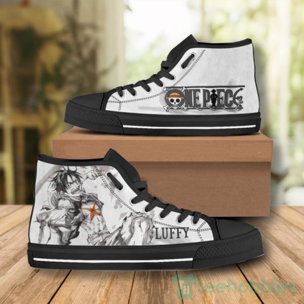 one piece luffy high top canvas shoes 2 vf8uX 600x600px One Piece Luffy High Top Canvas Shoes