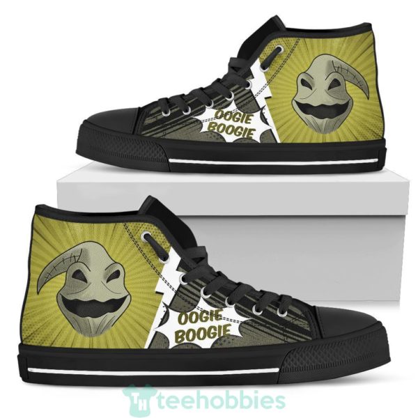 oogie boogie nightmare high top shoes fan gift 1 qakmi 600x600px Oogie Boogie Nightmare High Top Shoes Fan Gift