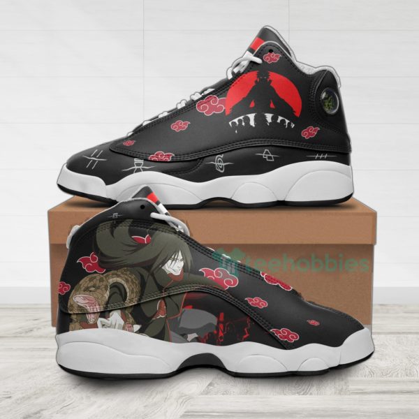 orochimaru akatsuki custom nrt anime air jordan 13 shoes 1 2XlqI 600x600px Orochimaru Akatsuki Custom Nrt Anime Air Jordan 13 Shoes
