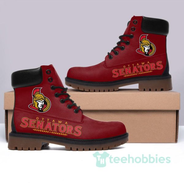 ottawa senators hockey leather boots men women gift 1 rgsWv 600x600px Ottawa Senators Hockey Leather Boots Men Women Gift