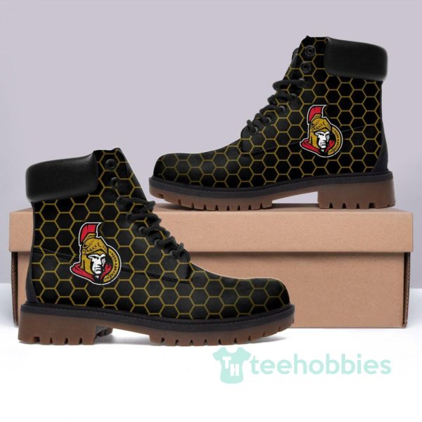 ottawa senators hockey leather boots men women shoes 1 xH5P9 600x600px Ottawa Senators Hockey Leather Boots Men Women Shoes