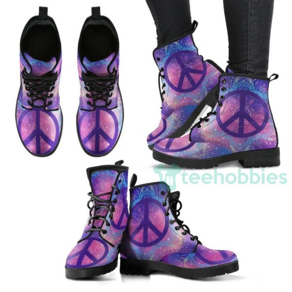peace mandala leather boots shoes 1 Htaag 600x600px Peace Mandala Leather Boots Shoes