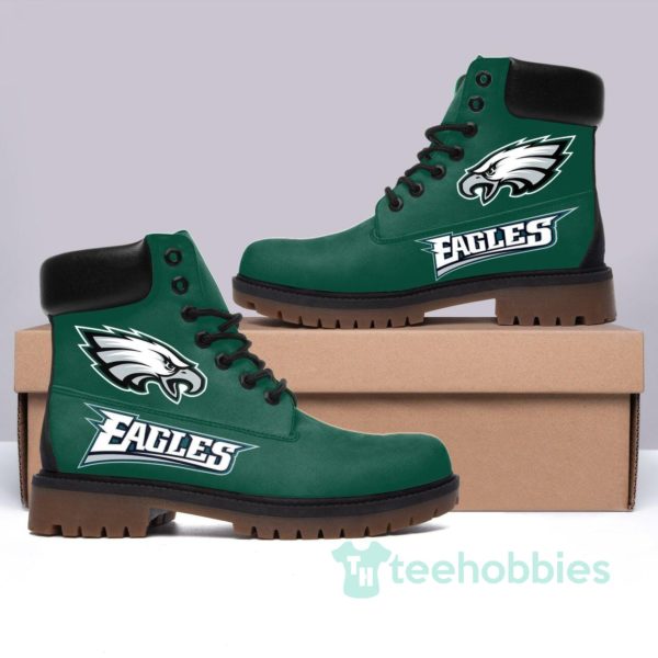 philadelphia eagles football leather boots men women shoes 1 1qEK7 600x600px Philadelphia Eagles Football Leather Boots Men Women Shoes