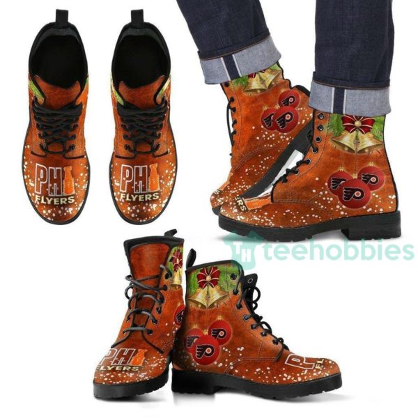 philadelphia flyers leather boots shoes 1 Qmtz6 600x600px Philadelphia Flyers Leather Boots Shoes
