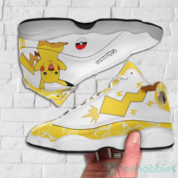pikachu custom pokemon anime air jordan 13 shoes 3 9Vf5G 600x600px Pikachu Custom Pokemon Anime Air Jordan 13 Shoes