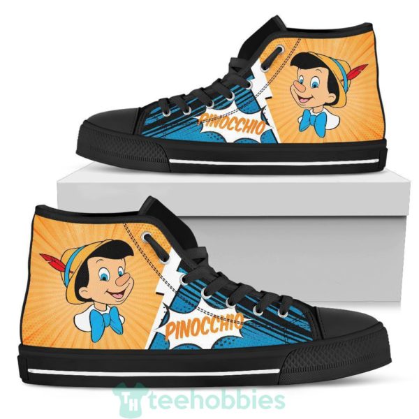 pinocchio sneakers high top shoes fan gift idea 1 fwl3Q 600x600px Pinocchio Sneakers High Top Shoes Fan Gift Idea