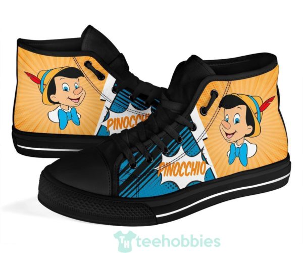pinocchio sneakers high top shoes fan gift idea 4 nwLC5 600x500px Pinocchio Sneakers High Top Shoes Fan Gift Idea